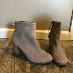 Toms lunata high heel booties